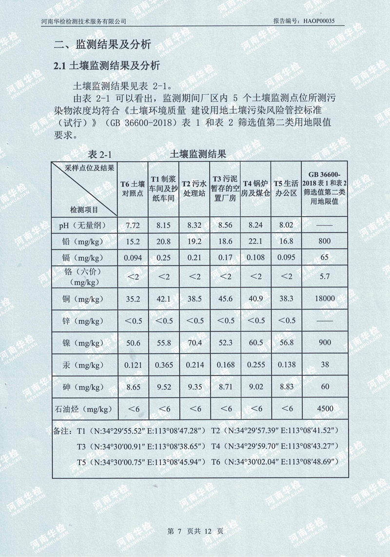 复兴纸业土壤及地下水自行监测报告(图11)